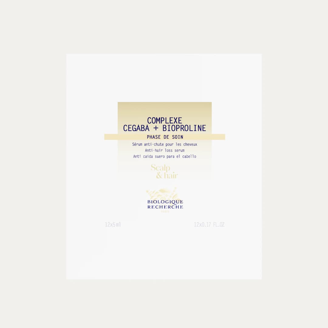 COMPLEXE CEGABA + BIOPROLINE SERUM CAPILLAIRE COFFRET 12x5 ml — Biologique Recherche